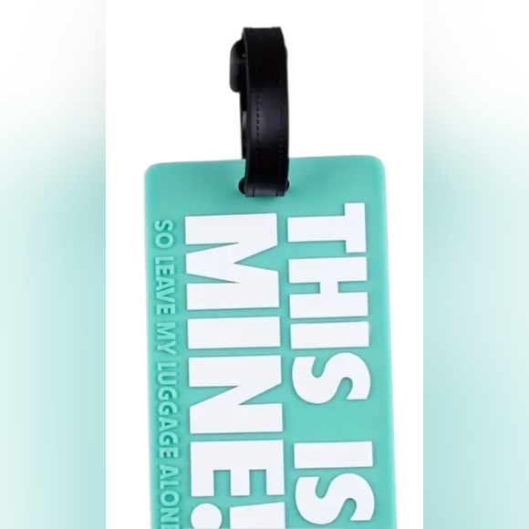Luggage Tags 5 Pcs Mixed Tags "Put It Back, It's Mine! New - Picture 3 of 7